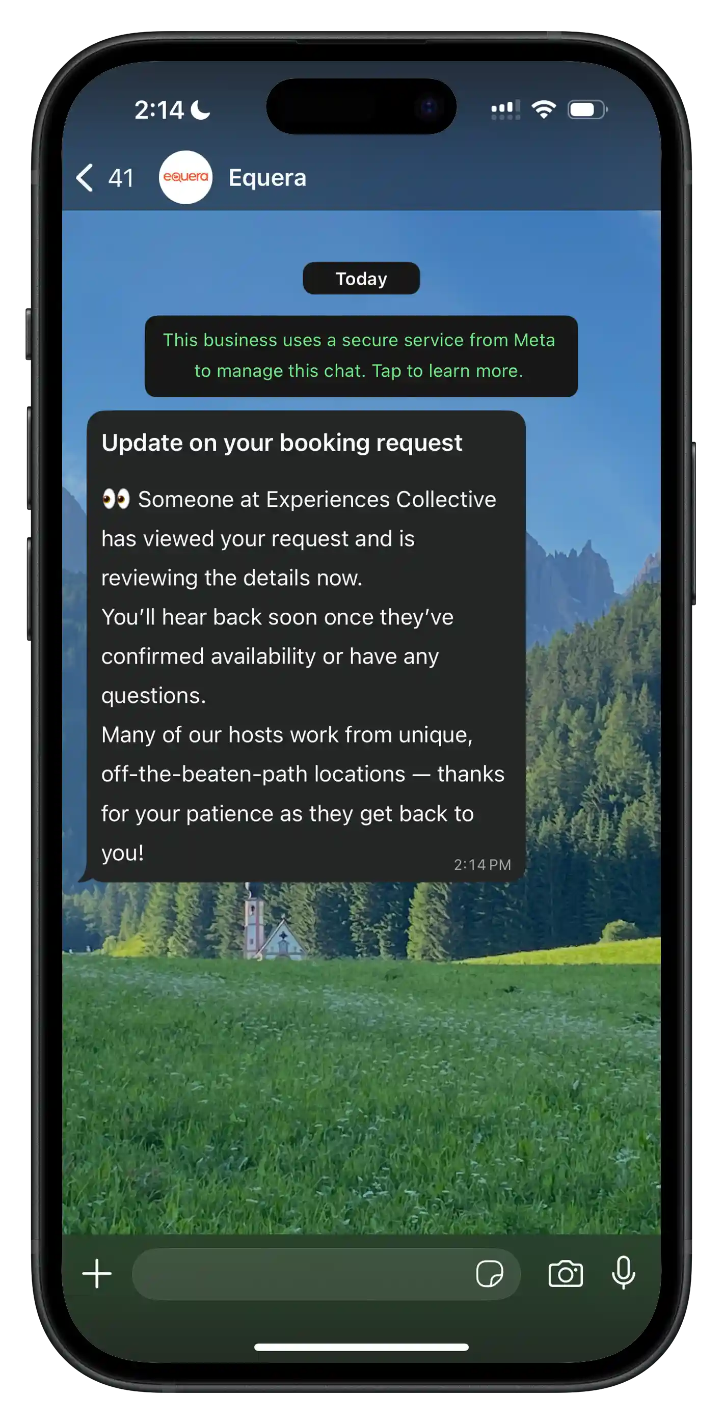 Equera platform - analytics view